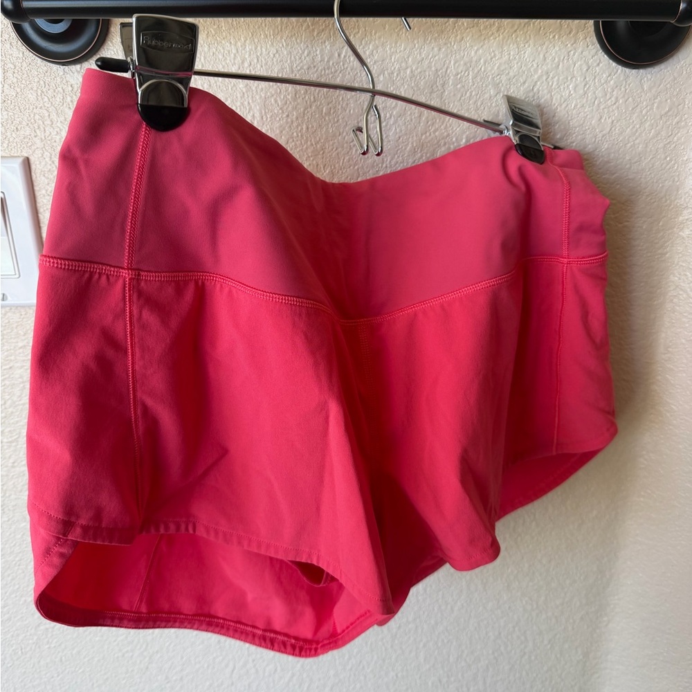 Lululemon Athletica Bright Pink Athletic Shorts